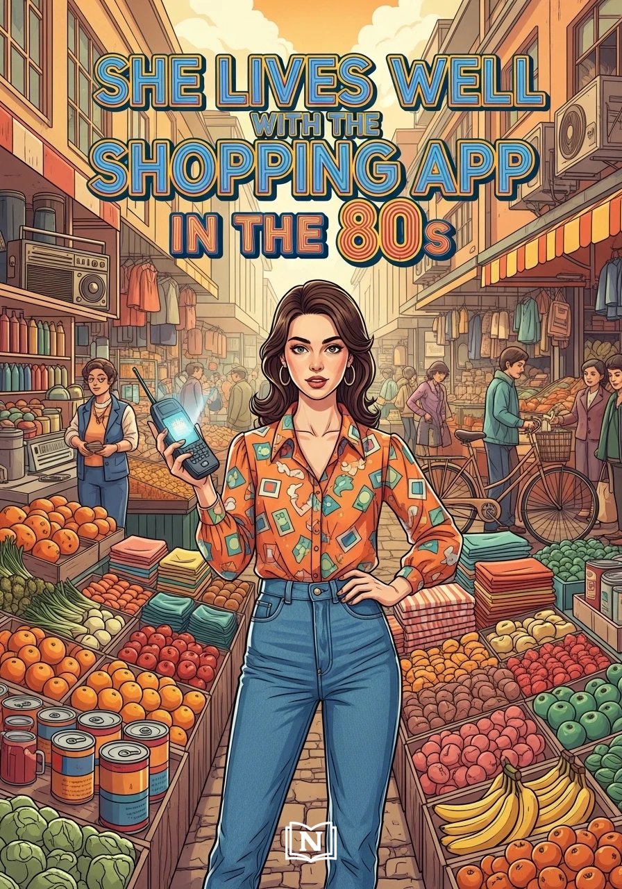 She Lives Well with the Shopping App in the 80s Novel